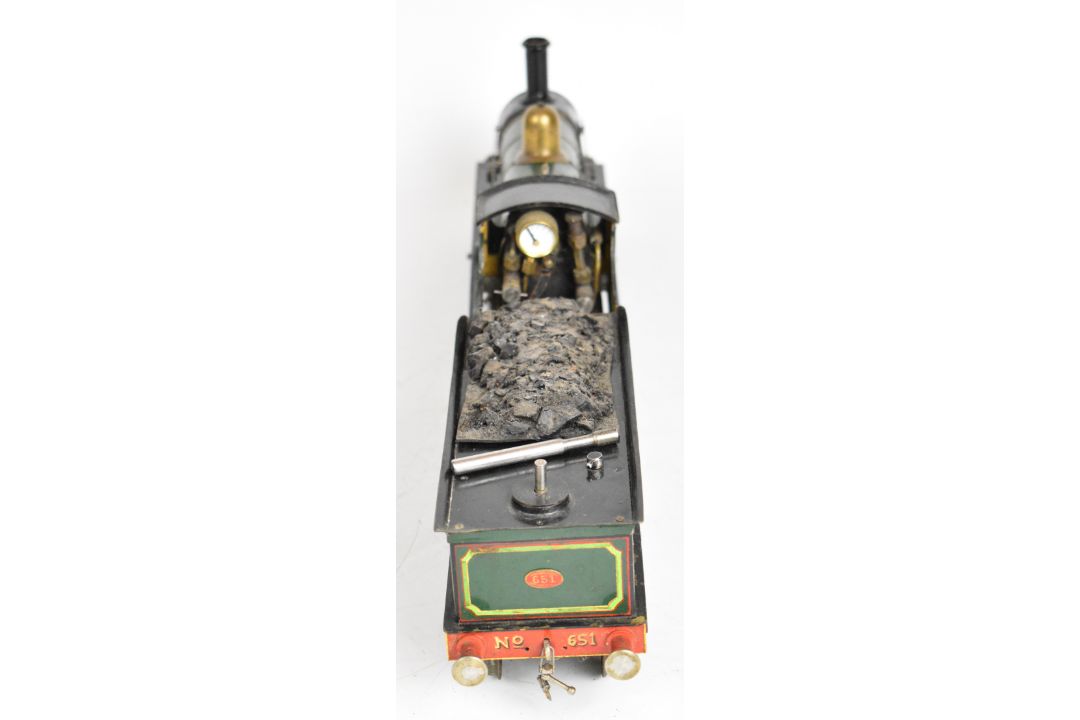 Gauge 1 spirit fired live steam London Dover and Chatham SE&CR M3 4-4-0 tender locomotive built by - Image 4 of 22