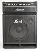 Marshall MB Series bass amplifier comprising MB450H head and MBC115 speaker cabinet.