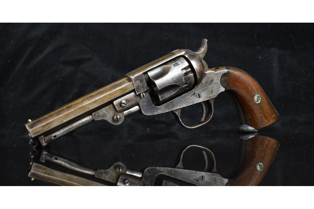 American W W Marston Pocket Model (5th Type).31 five-shot single action percussion revolver with - Image 1 of 15