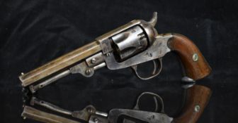 American W W Marston Pocket Model (5th Type).31 five-shot single action percussion revolver with