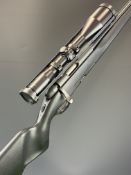 Steyr Mannlicher .223 Remington bolt-action rifle with composite stock, semi-pistol grip, multi-shot