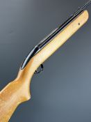 BSA Mercury Mk II .22 under-lever air rifle with semi-pistol grip and raised cheek piece, serial