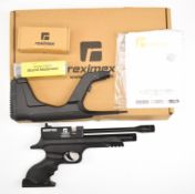 Reximex Morpho .177 PCP target air pistol/ rifle with removable stock, shaped grip, adjustable