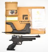 Reximex Morpho .22 PCP target air pistol/ rifle with removable stock, shaped grip, adjustable