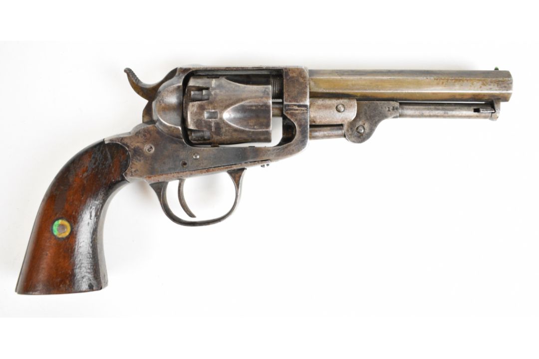 American W W Marston Pocket Model (5th Type).31 five-shot single action percussion revolver with - Image 2 of 15