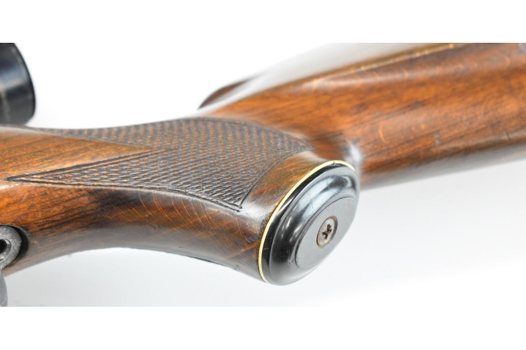 Weihrauch HW77 K .22 underlever air rifle with chequered semi-pistol grip, raised cheek piece, - Image 17 of 17