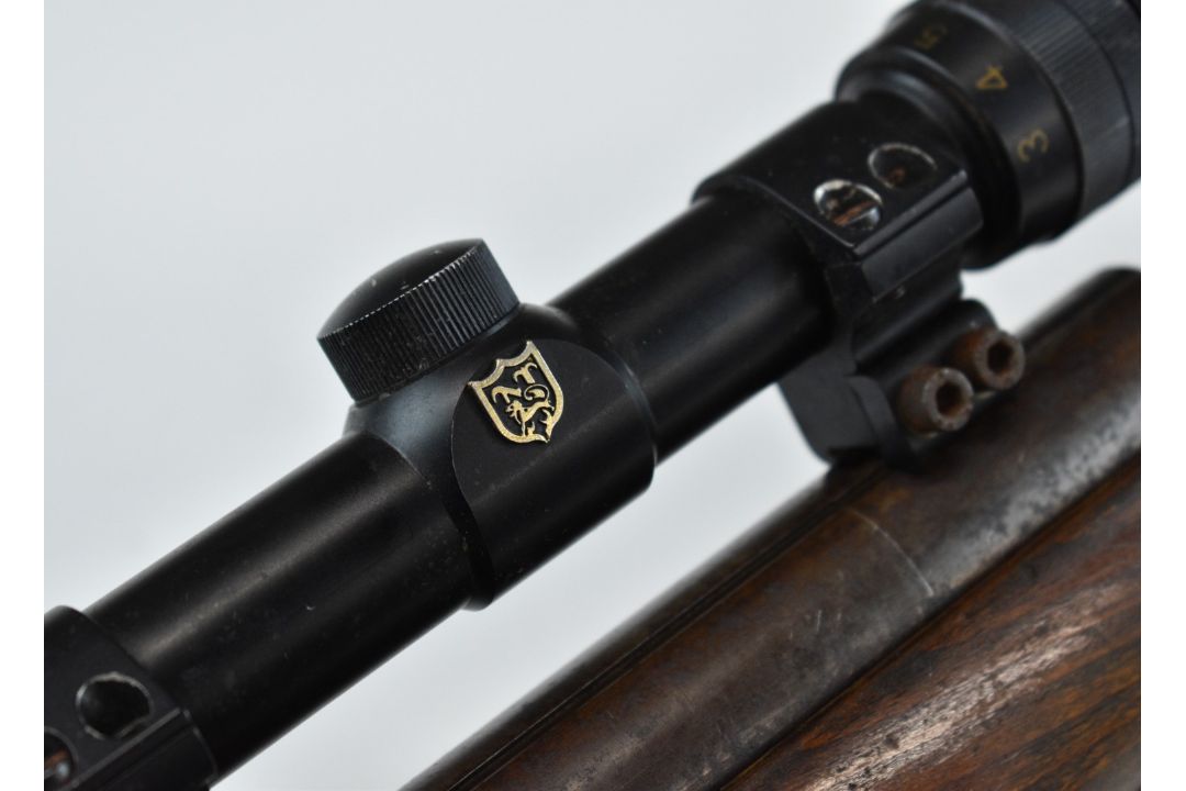 Weihrauch HW77 K .22 underlever air rifle with chequered semi-pistol grip, raised cheek piece, - Image 14 of 17