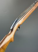 BSA Airsporter Mk I .22 under-lever air rifle with semi-pistol grip and adjustable sights, serial