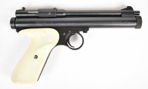 Crosman Model 150 Pellgun .22 CO2  air pistol with chequered composite grips and adjustable