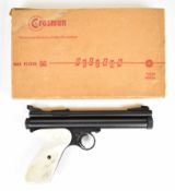 Crosman Model 150 Pellgun .22 CO2  air pistol with chequered composite grips and adjustable