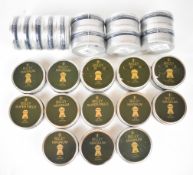 Twenty four sealed tins of .22 Bisley Long Range Gold, Magnum and Superfield air rifle or pistol