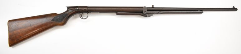 BSA Standard Club .177 under-lever air rifle with chequered semi-pistol grip and adjustable