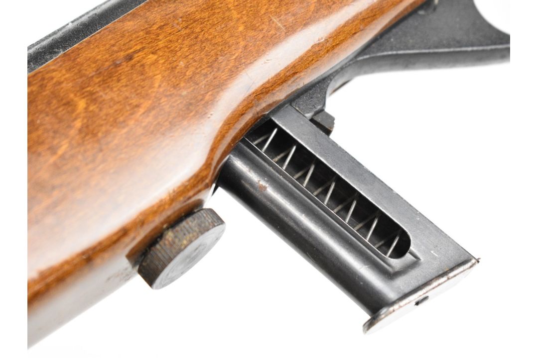 Semi Rigit Mount BRNO .22 semi-automatic rifle with chequered semi-pistol grip, scope ...