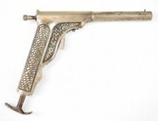 Mayer & Grammelspacher Dianawerke MGR First Model spring-piston air pistol with nickel plated