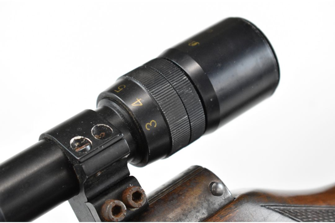Weihrauch HW77 K .22 underlever air rifle with chequered semi-pistol grip, raised cheek piece, - Image 15 of 17