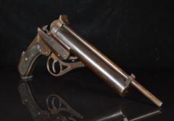 Westley Richards Highest Possible .177 air pistol with chequered grips, adjustable sights and