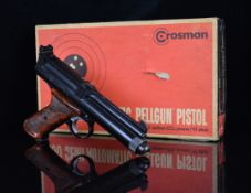 Sears Roebuck & Co Crosman 600 style semi-automatic .22 CO2 air pistol with multi-shot magazine,