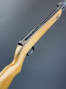 Diana Model 27 .177 air rifle with semi-pistol grip and adjustable sights, NVSN. PLEASE NOTE THAT