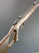 Kral Arms N-05 Champion .22 air rifle with composite faux wooden stock, textured semi-pistol grip