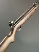 Webley Mark 3 Supertarget .177 under-lever air rifle with named plaque inset to the stock, semi-
