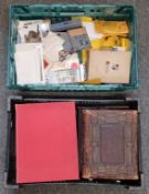 PHOTOGRAPHS & EPHEMERA: a quantity, to include CDV and snapshot albums, Kodak film reels, slides,