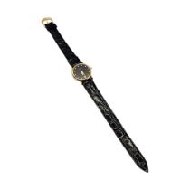 RAYMOND WEIL, A VINTAGE 18CT GOLD PLATED LADIES’ WRISTWATCH The circular reverse stamped '18K Gold