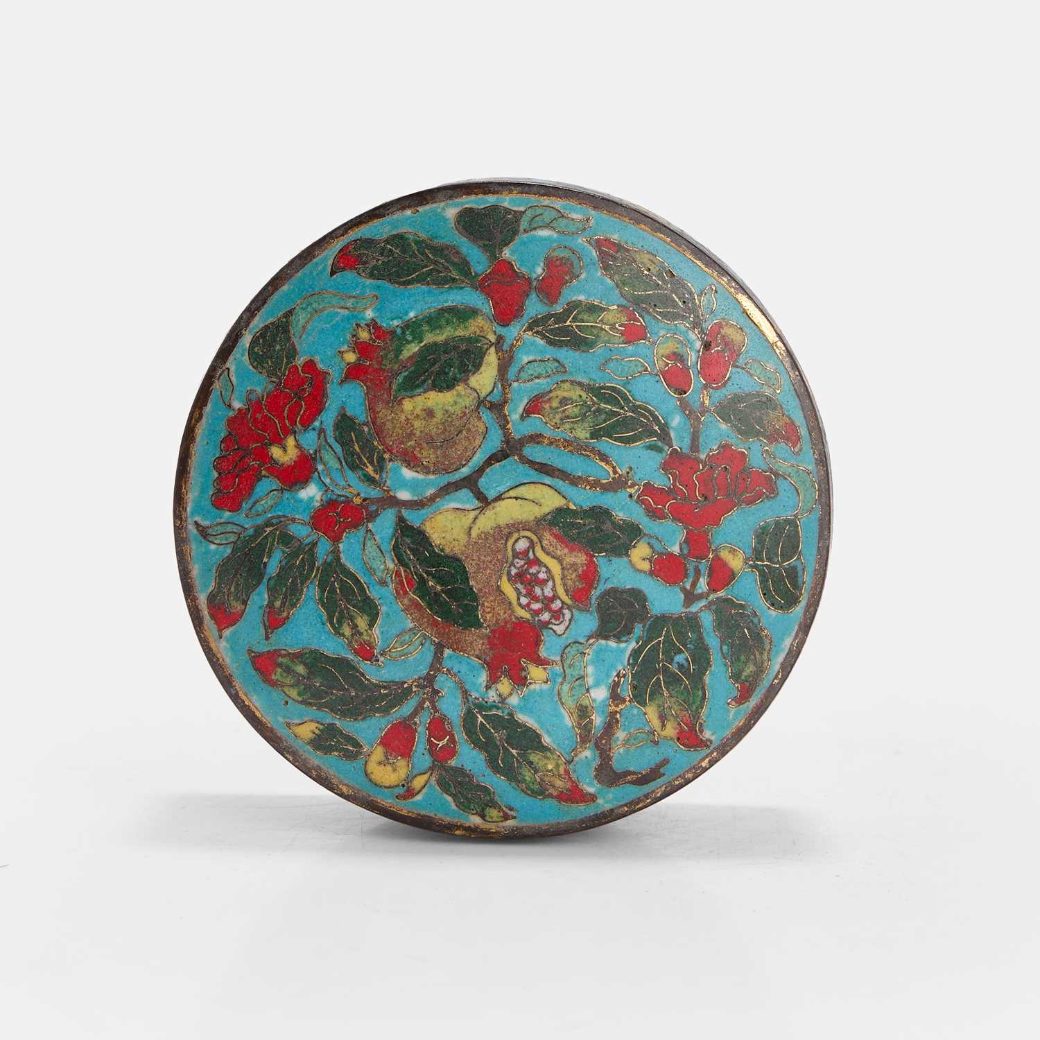 A Chinese cloisonné box and cover, probably Ming dynasty (1368-1644 ...