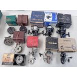 COLLECTION OF FISHING REELS TO INCLUDE LEEDA DRAGONFLY FLY REEL, ALLCOCKS FELTON CROSS WIND,