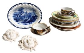 English Pottery and Porcelain, early 19th century, including Worcester Flight, Barr & Barr imari