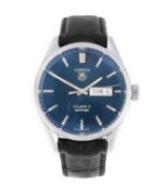 Tag Heuer: A Stainless Steel Day/Date Automatic Centre Seconds Wristwatch, signed Tag Heuer,