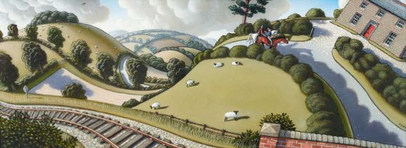 Jonathan Armigel Wade (b.1960) "The Branch Line" Signed, inscribed verso and numbered 2523 with