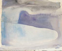 Norman Adams RA (1927-2005) “Study of the Sea and Mountains from Luskentyre” Initialled, inscribed