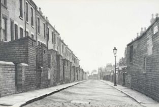 Stuart Walton (b.1933) Back street Leeds Signed and dated (19)77, pencil, 29.5cm by 43.5cm Some