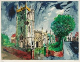 John Egerton Christmas Piper CH (1903-1992) "St Nicholas" (1986) Signed and numbered 1/100,