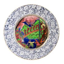 A Wedgwood Fairyland Lustre Imps on a Bridge - The Roc Centre W1050 Lincoln Plate, designed by Daisy