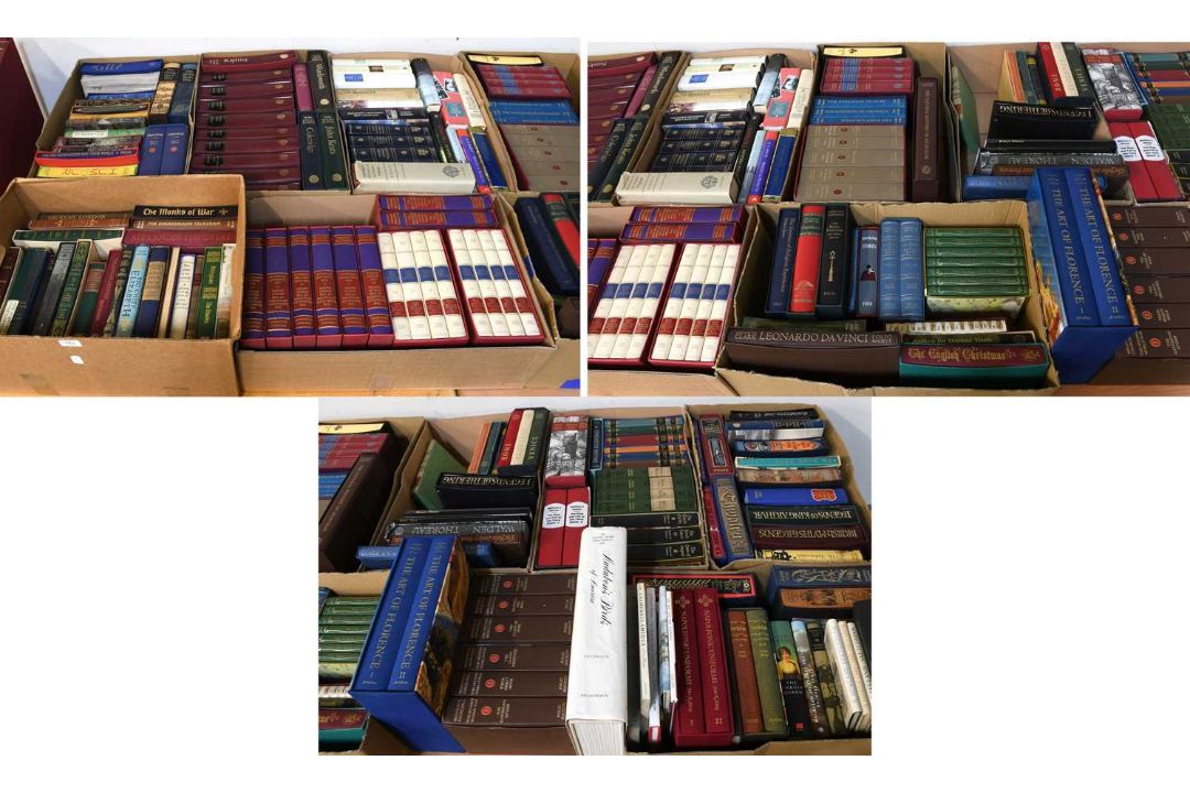 Successful R Production Large Collection of Folio Society Books, including 9 volumes of the ...