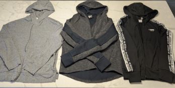 Adidas, Puma, Decathlon - An Black Adidas sports jacket, size UK12.