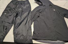 Karrimor - A pair of black waterproof outdoor trousers,