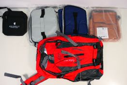 A collection of seemingly unused bags to include Pringle, Liverpool branded,
