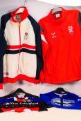 Sportswear to include a Team GB tracksuit top (L), Oxen England Rugby League tracksuit top (XL),