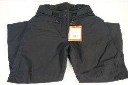 A pair of Eider La Molina ski trousers in black, UK size 16,