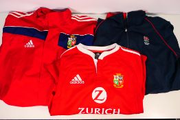 Lot to include a 2009 British Lions, South Africa Tour all weather jacket (44/46),