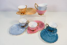 A quantity of Royal Albert Gossamer tea wares comprising four cups, four tennis saucers,
