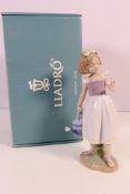Lladro - A boxed Lladro Privilege figure, # 8520, Good Morning Butterfly,