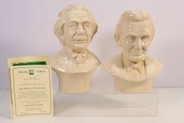 Kevin Francis - Two limited edition busts from the Millennium Busts Series,