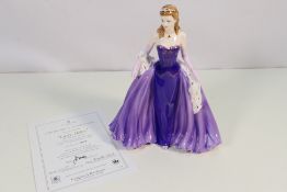 A limited edition Coalport figure for Compton & Woodhouse from The Romantic Ballgowns Collection,
