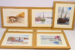 John Graven - A collection of watercolour and print landscape scenes,