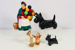 Lot to include a Royal Doulton figure, The Old Balloon Seller, # HN1315,