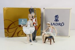 Lladro - A boxed Lladro Privilege Gold figure group, # 8321,