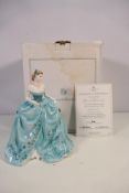 A limited edition Coalport figure for Compton & Woodhouse from The Romantic Ballgowns Collection,